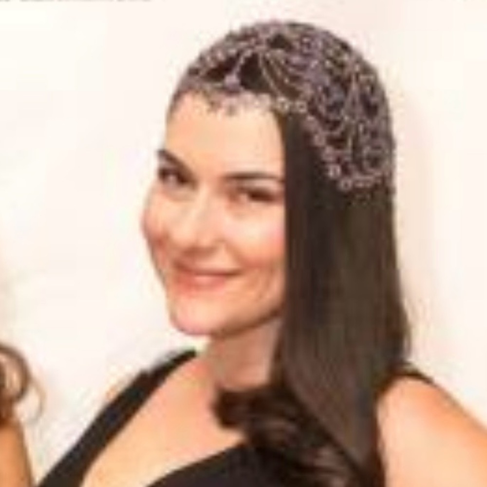 Michal Negrin Swarovski Crystal Head Wrap/Cap - Picture 13 of 14